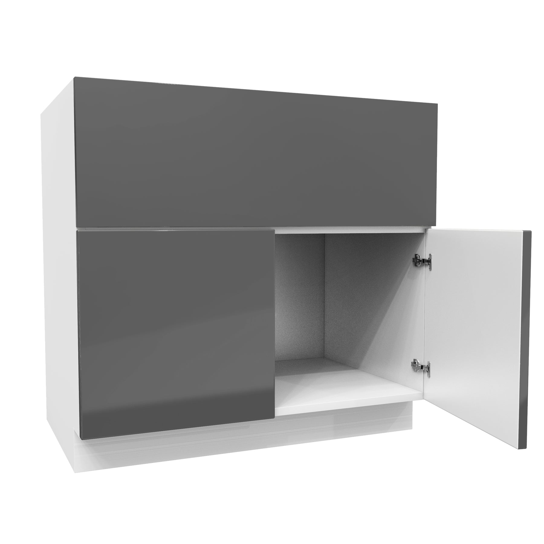 Farm Sink Base Cabinet | Milano Slate | 36W x 34.5H x 24D