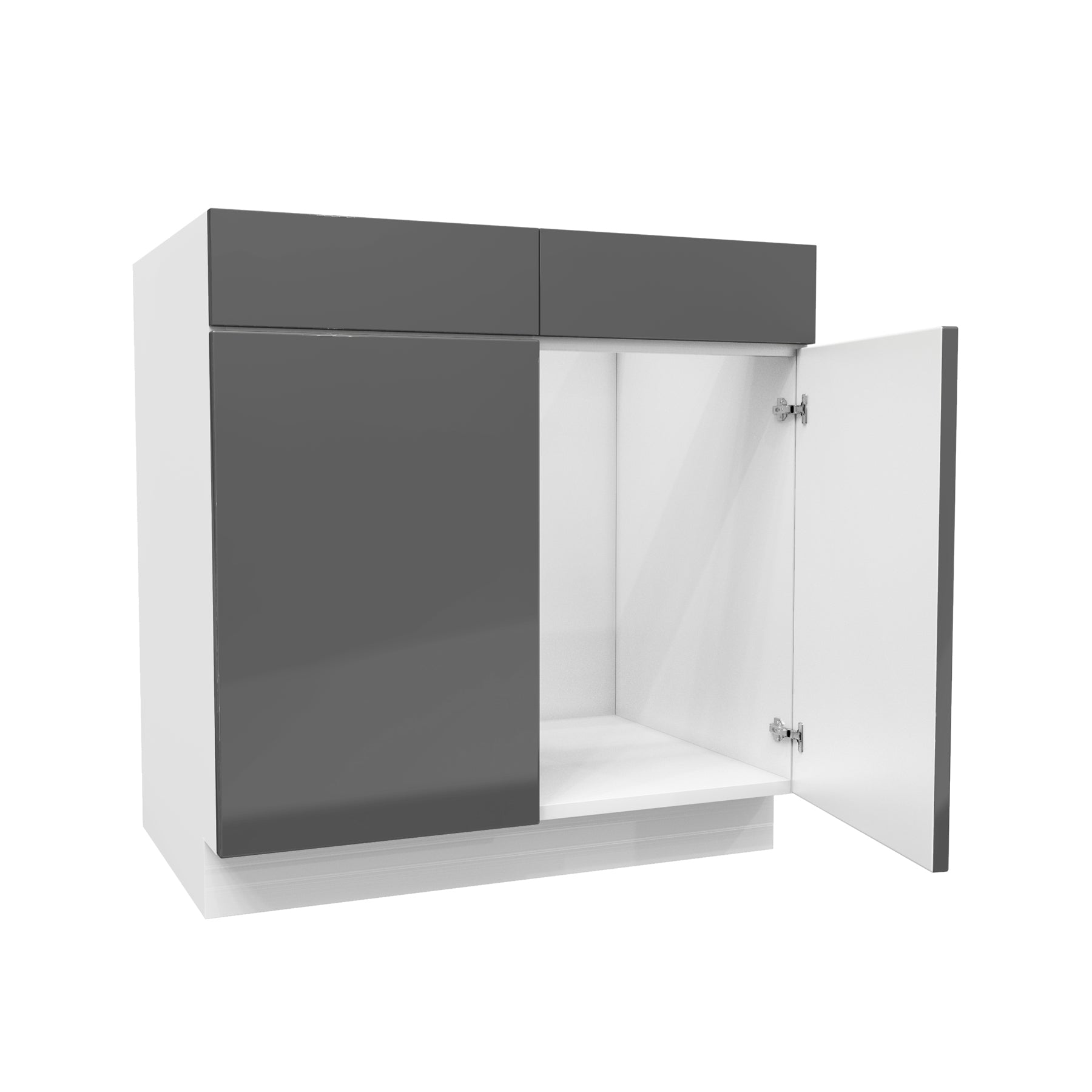 Sink Base Cabinet | Milano Slate | 33W x 34.5H x 24D