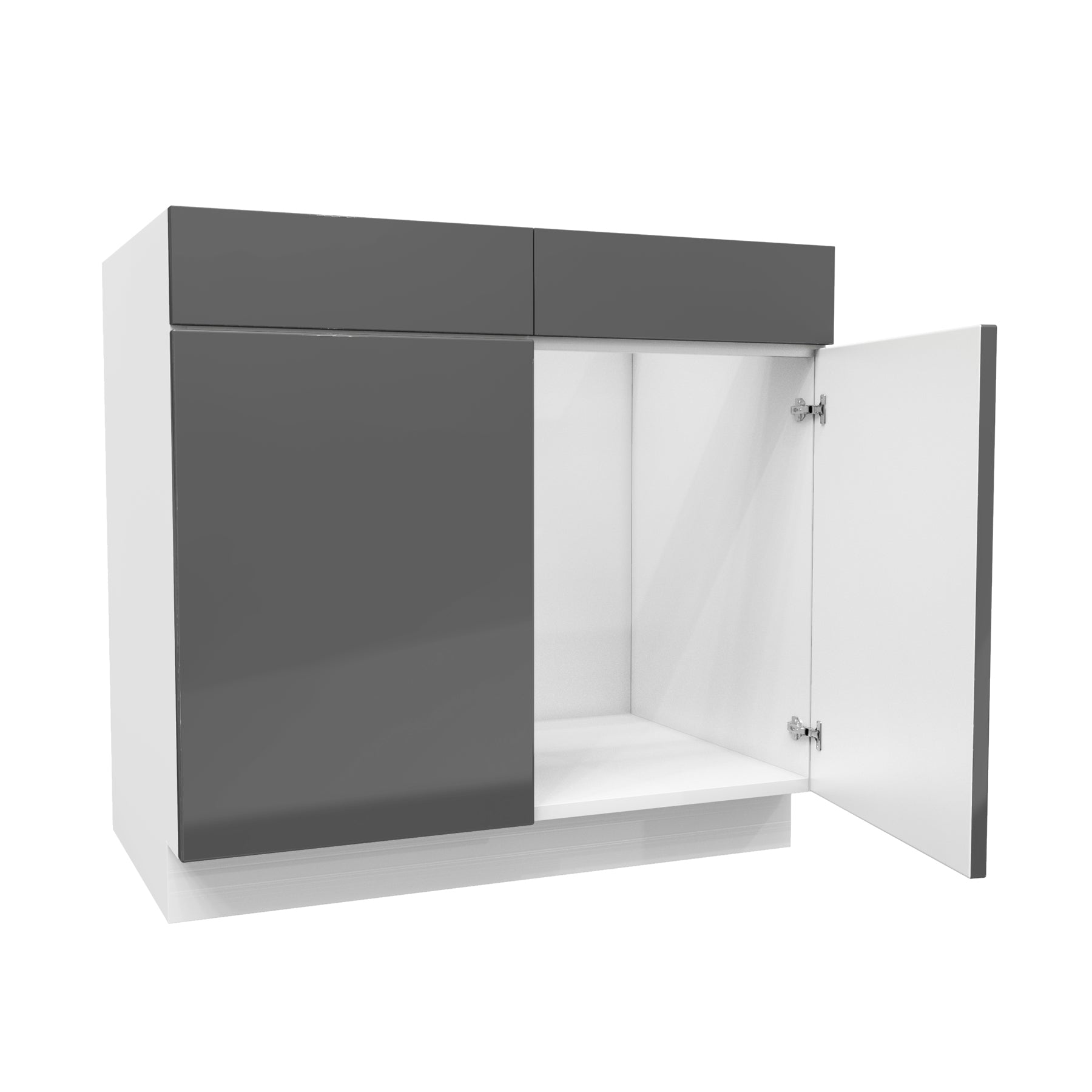 Sink Base Cabinet | Milano Slate | 36W x 34.5H x 24D