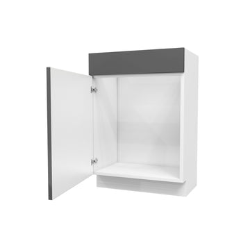 Milano Slate 1 Door - 18"W x 34.5"H x 16"D - Vanity Base Cabinet