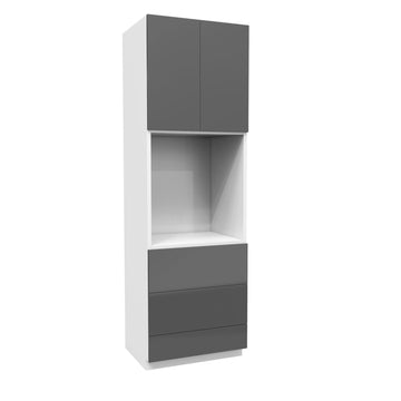 Single Oven Cabinet | Milano Slate | 30W x 96H x 24D