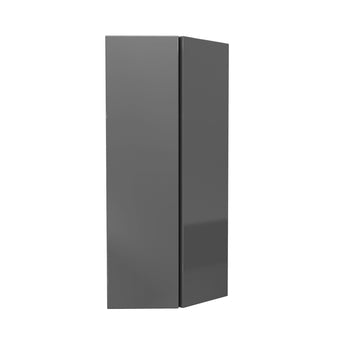 Double Door Wall End Cabinet | Milano Slate | 12W x 36H x 12D