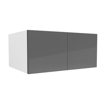 24 inch Deep Wall Cabinet | Milano Slate | 33W x 15H x 24D