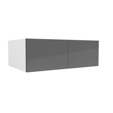 24 inch Deep Wall Cabinet | Milano Slate | 36W x 12H x 24D
