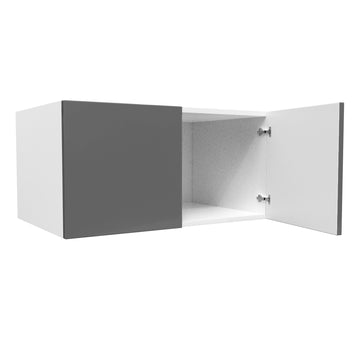 24 inch Deep Wall Cabinet | Milano Slate | 36W x 18H x 24D
