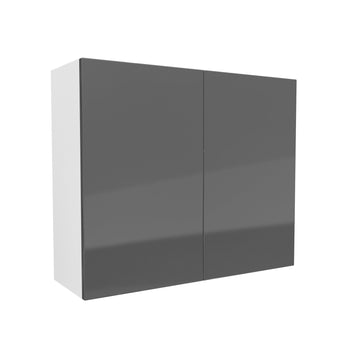 Double Door Wall Cabinet | Milano Slate | 36W x 30H x 12D