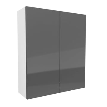 Double Door Wall Cabinet | Milano Slate | 36W x 42H x 12D