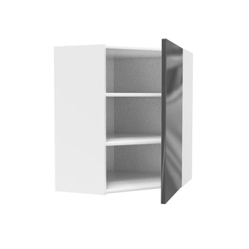 Corner Wall Kitchen Cabinet | Milano Slate | 24W x 30H x 12D