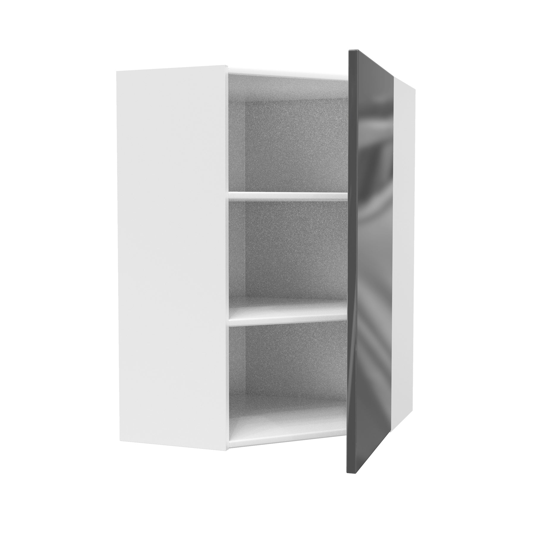 Corner Wall Kitchen Cabinet | Milano Slate | 24W x 36H x 12D