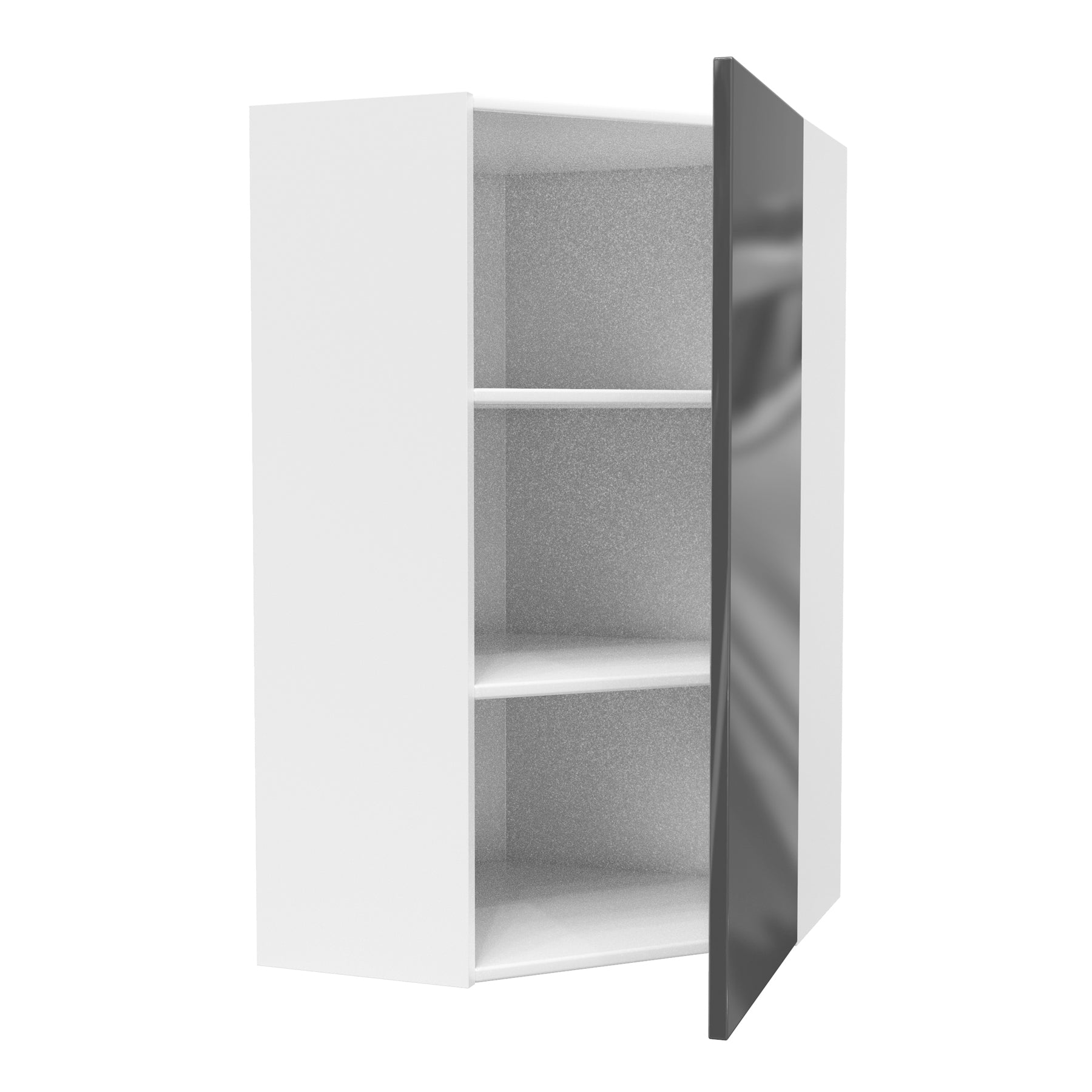 Corner Wall Kitchen Cabinet | Milano Slate | 24W x 42H x 12D