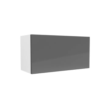 Horizontal Wall Cabinet | Milano Slate | 30W x 15H x 12D