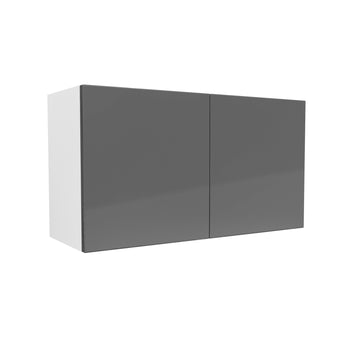 Double Door Wall Cabinet | Milano Slate | 33W x 18H x 12D