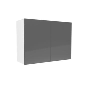 Double Door Wall Cabinet | Milano Slate | 33W x 24H x 12D