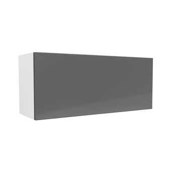 Horizontal Wall Cabinet | Milano Slate | 36W x 15H x 12D