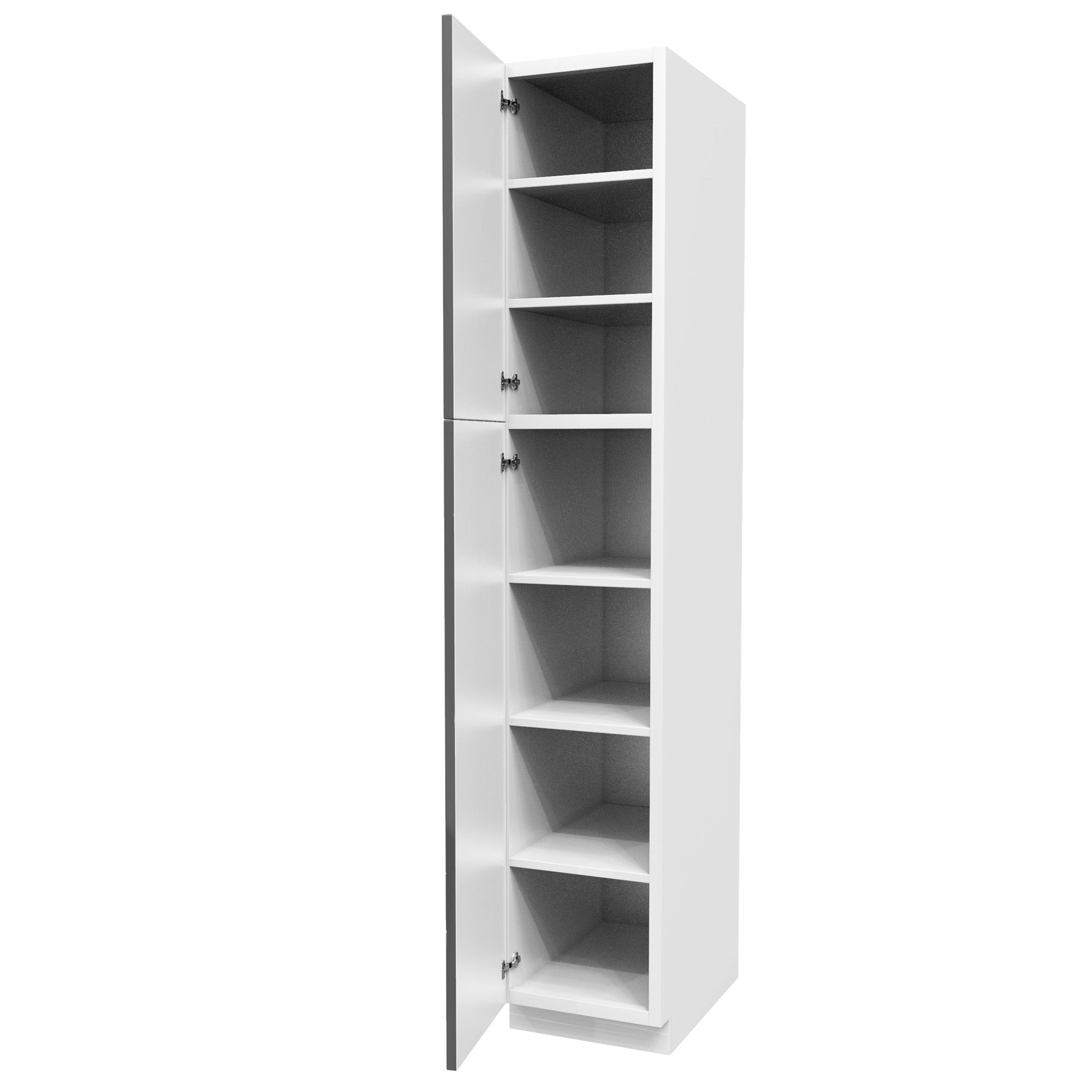 Utility Cabinet | Milano Slate | 15W x 84H x 24D