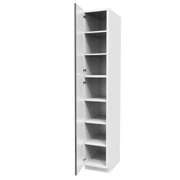 Utility Cabinet | Milano Slate | 15W x 90H x 24D