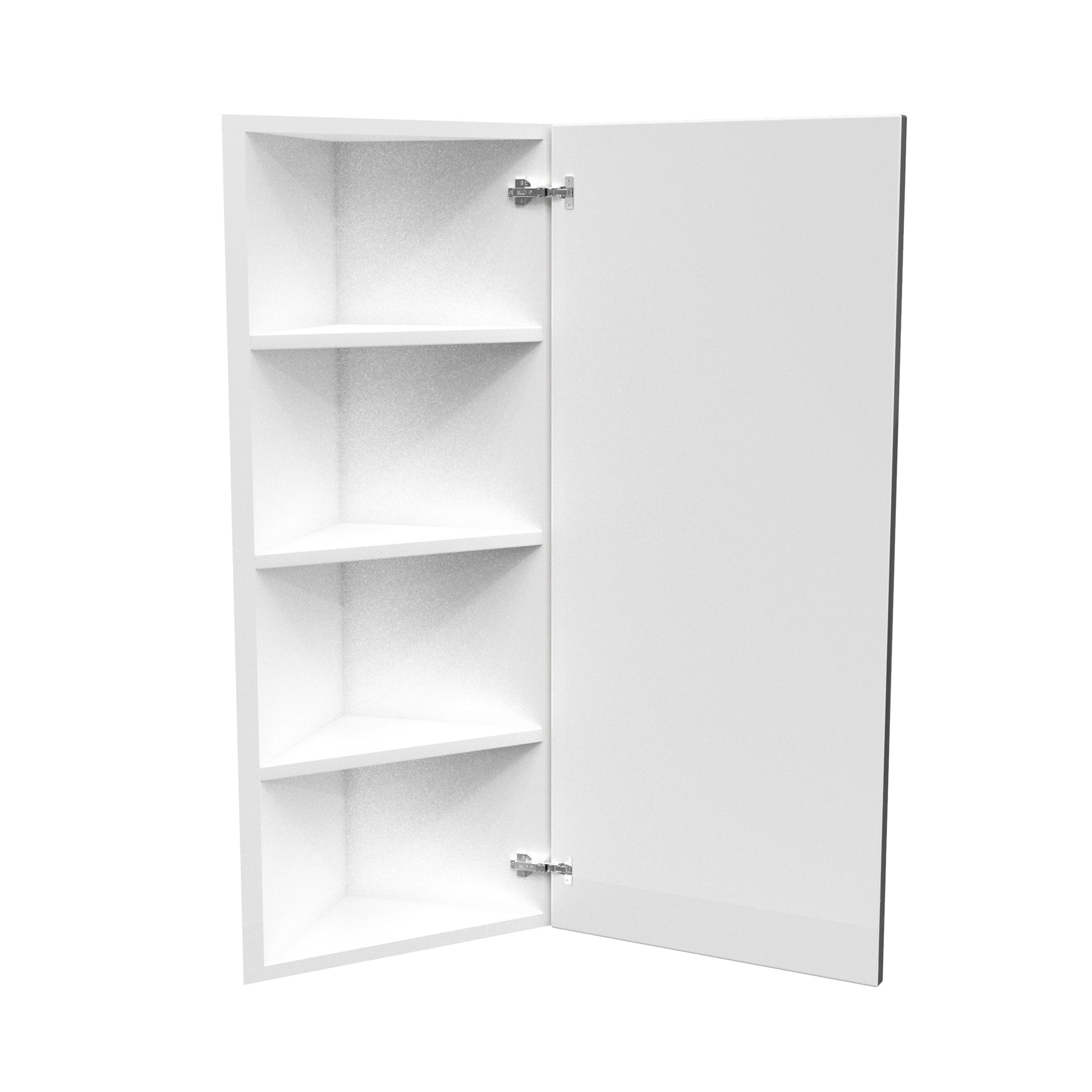 Single Door Wall End Cabinet | Milano Slate | 12W x 42H x 12D