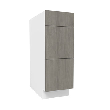 3 Drawer Base Cabinet| Matrix Silver | 12W x 34.5H x 24D