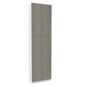 2 Door Utility Cabinet| Matrix Silver | 24W x 90H x 12D