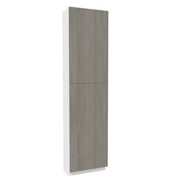 2 Door Utility Cabinet| Matrix Silver | 24W x 96H x 12D