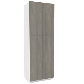 2 Door Utility Cabinet| Matrix Silver | 30W x 90H x 24D