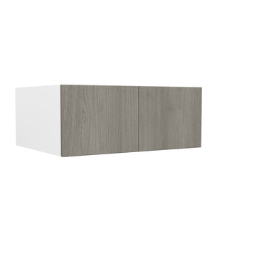 24 inch Deep Wall Cabinet| Matrix Silver | 30W x 12H x 24D