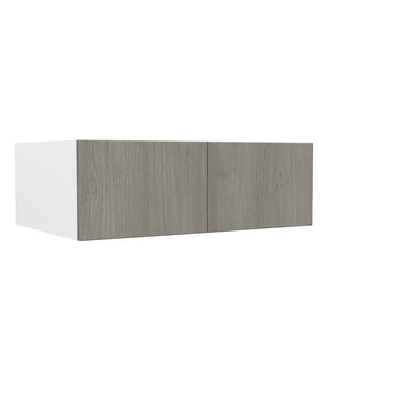 24 inch Deep Wall Cabinet| Matrix Silver | 36W x 12H x 24D