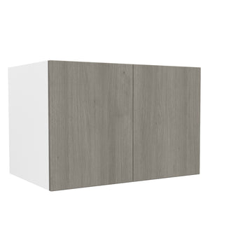24 inch Deep Wall Cabinet| Matrix Silver | 36W x 24H x 24D