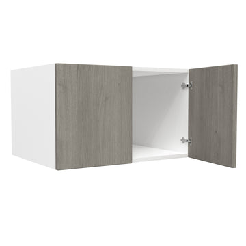 24 inch Deep Wall Cabinet| Matrix Silver | 30W x 18H x 24D