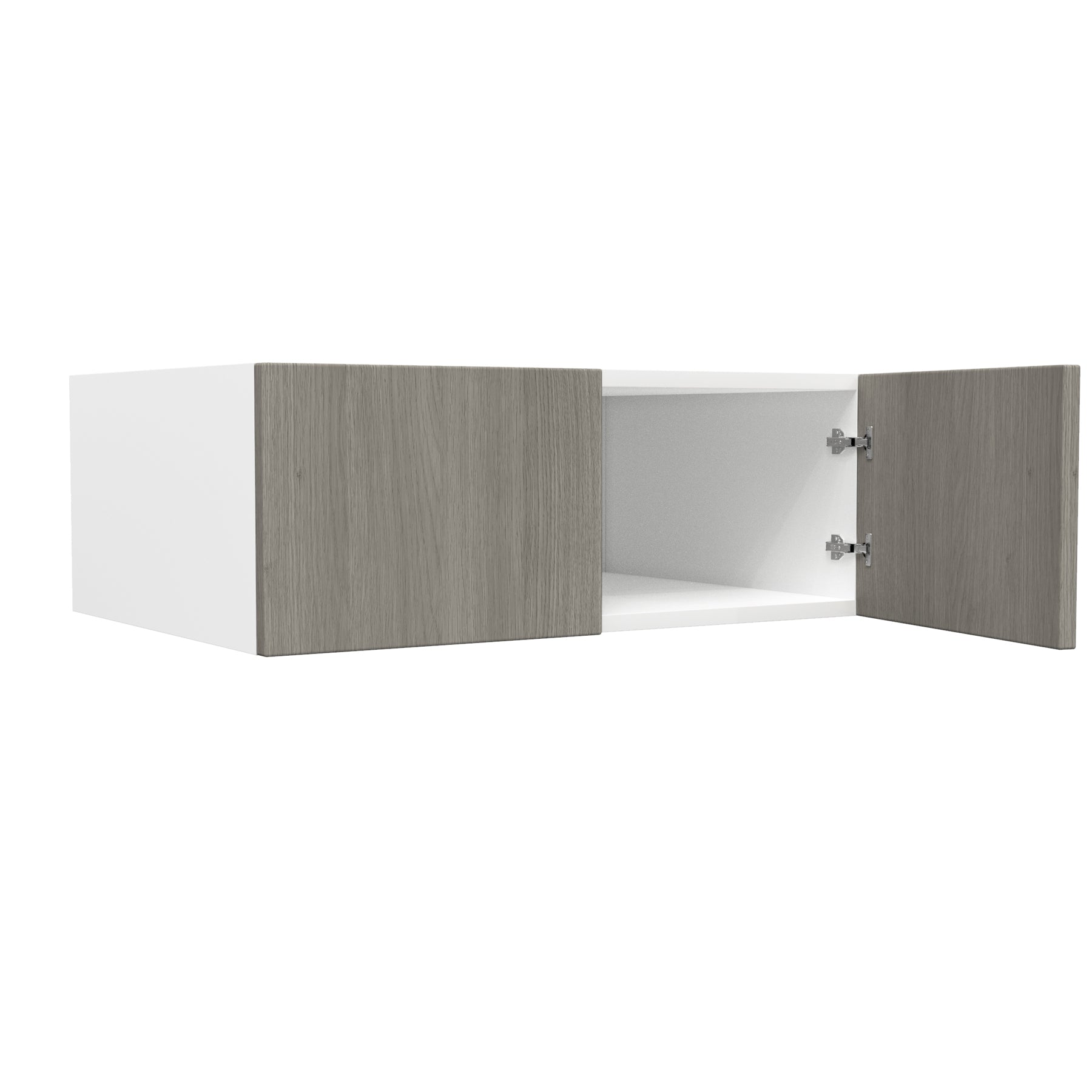 24 inch Deep Wall Cabinet| Matrix Silver | 33W x 12H x 24D