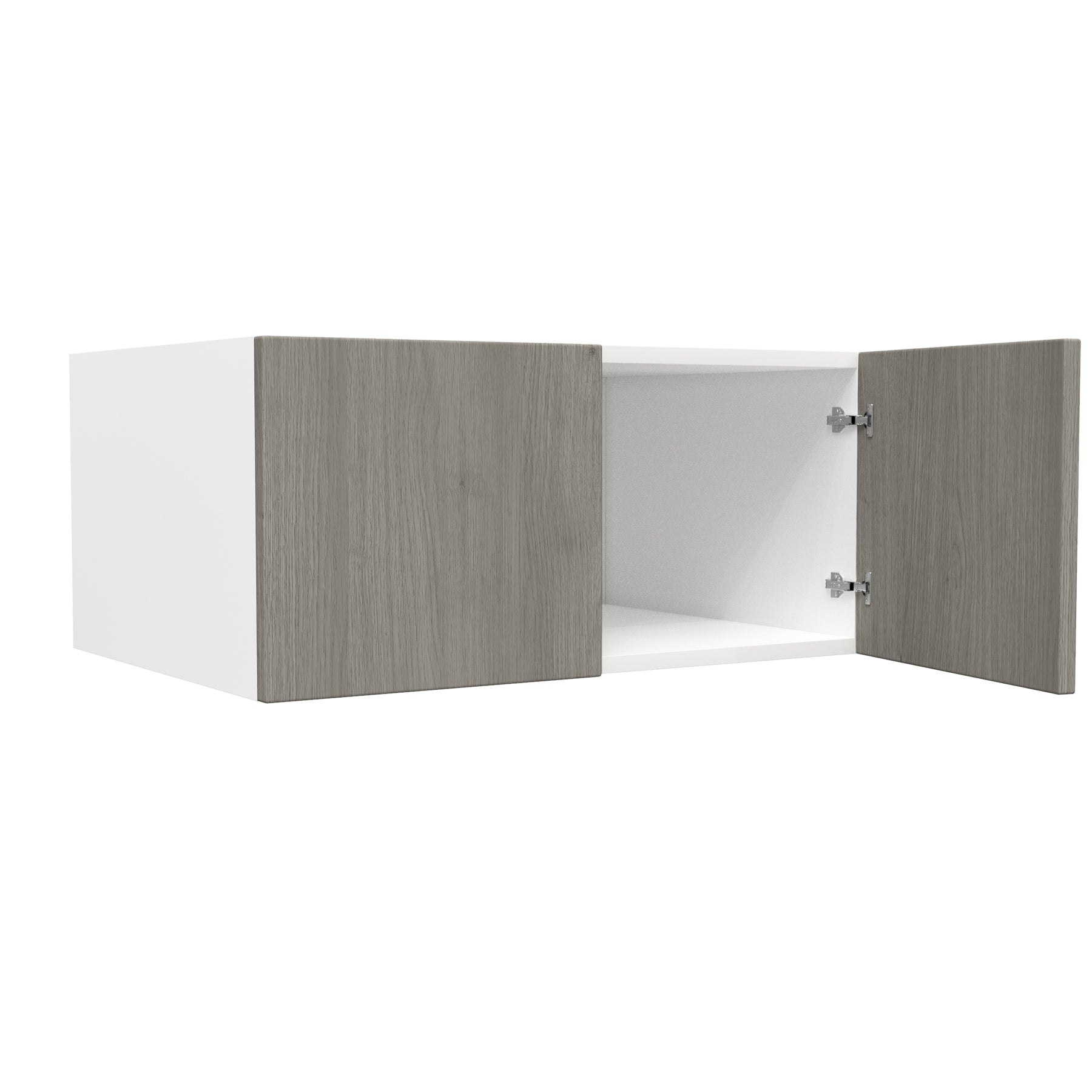 24 inch Deep Wall Cabinet| Matrix Silver | 33W x 15H x 24D
