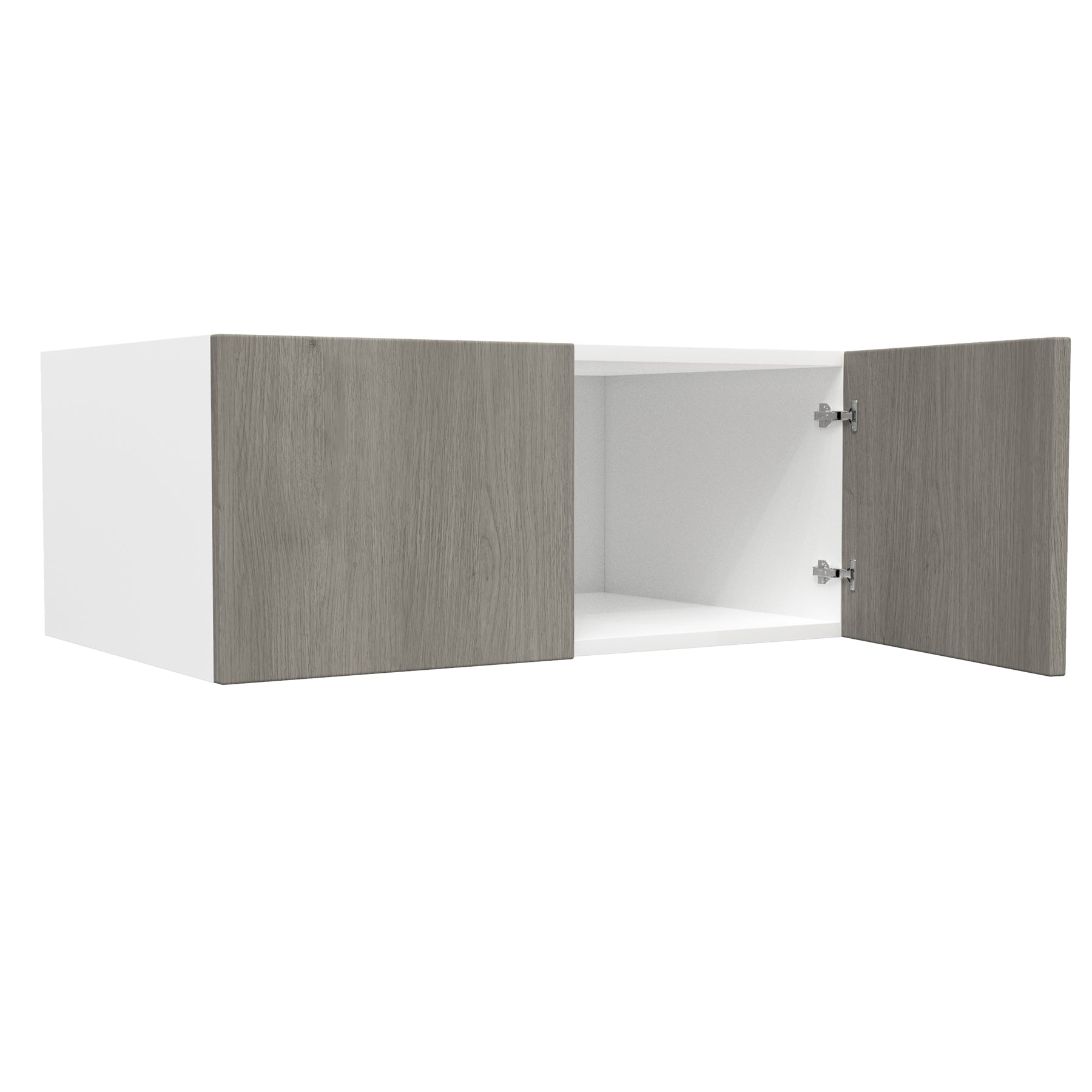 2 Door Wall Cabinet| Matrix Silver | 36W x 18H x 12D