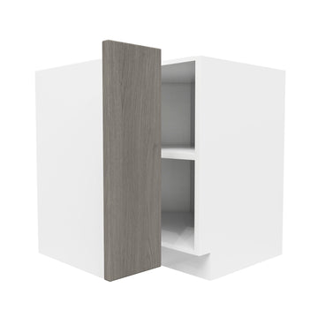 Square Corner Base Cabinet| Matrix Silver | 33W x 34.5H x 24D
