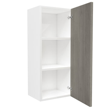 Single Door Wall Kitchen Cabinet| Matrix Silver | 15W x 36H x 12D