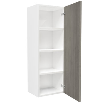 Single Door Wall Kitchen Cabinet| Matrix Silver | 15W x 42H x 12D