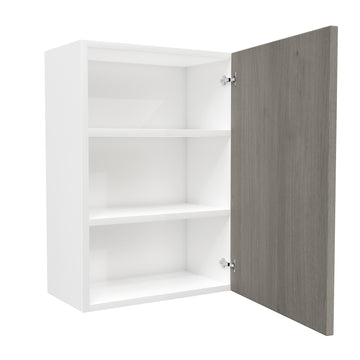 Single Door Wall Kitchen Cabinet| Matrix Silver | 21W x 30H x 12D