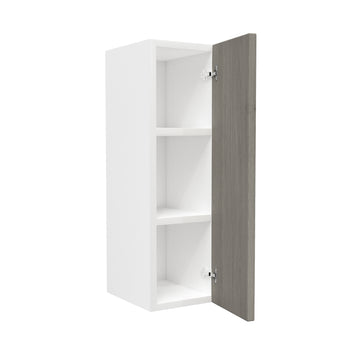 Single Door Wall Kitchen Cabinet| Matrix Silver | 9W x 30H x 12D