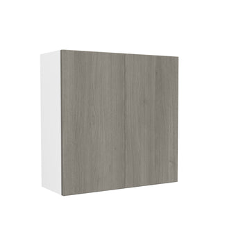 2 Door Wall Cabinet| Matrix Silver | 30W x 30H x 12D