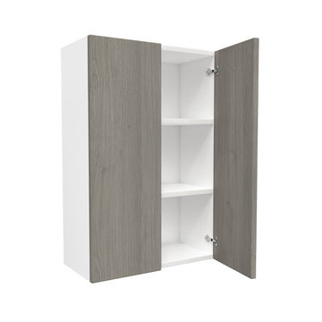2 Door Wall Cabinet| Matrix Silver | 24W x 36H x 12D