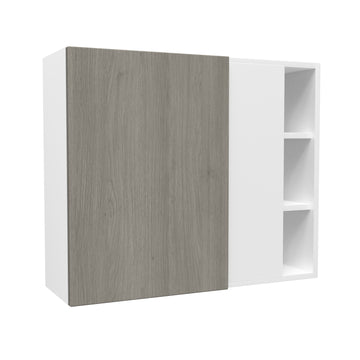 Blind Corner wall Cabinet| Matrix Silver | 36W x 30H x 12D