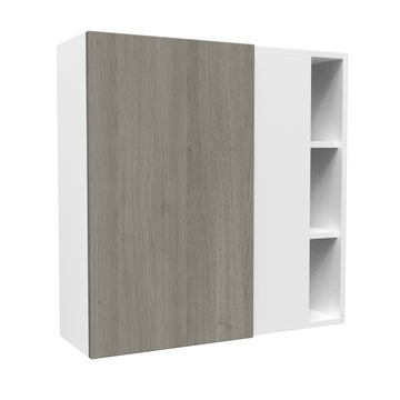 Blind Corner wall Cabinet| Matrix Silver | 36W x 36H x 12D