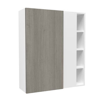 Blind Corner wall Cabinet| Matrix Silver | 36W x 42H x 12D