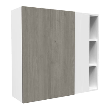 Blind Corner wall Cabinet| Matrix Silver | 39W x 36H x 12D