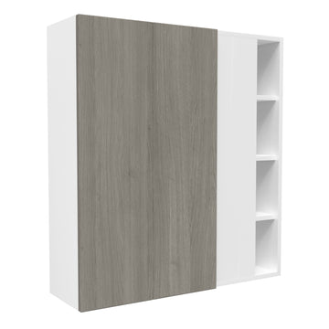 Blind Corner wall Cabinet| Matrix Silver | 39W x 42H x 12D