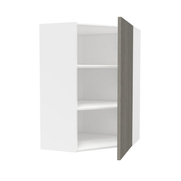 Corner Wall Kitchen Cabinet| Matrix Silver | 24W x 36H x 12D