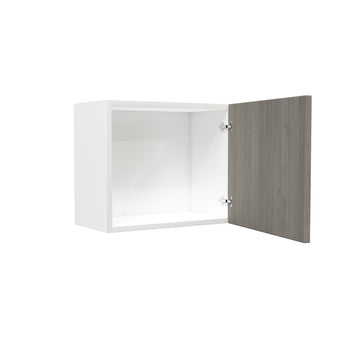 Single Door Wall Kitchen Cabinet| Matrix Silver | 21W x 18H x 12D