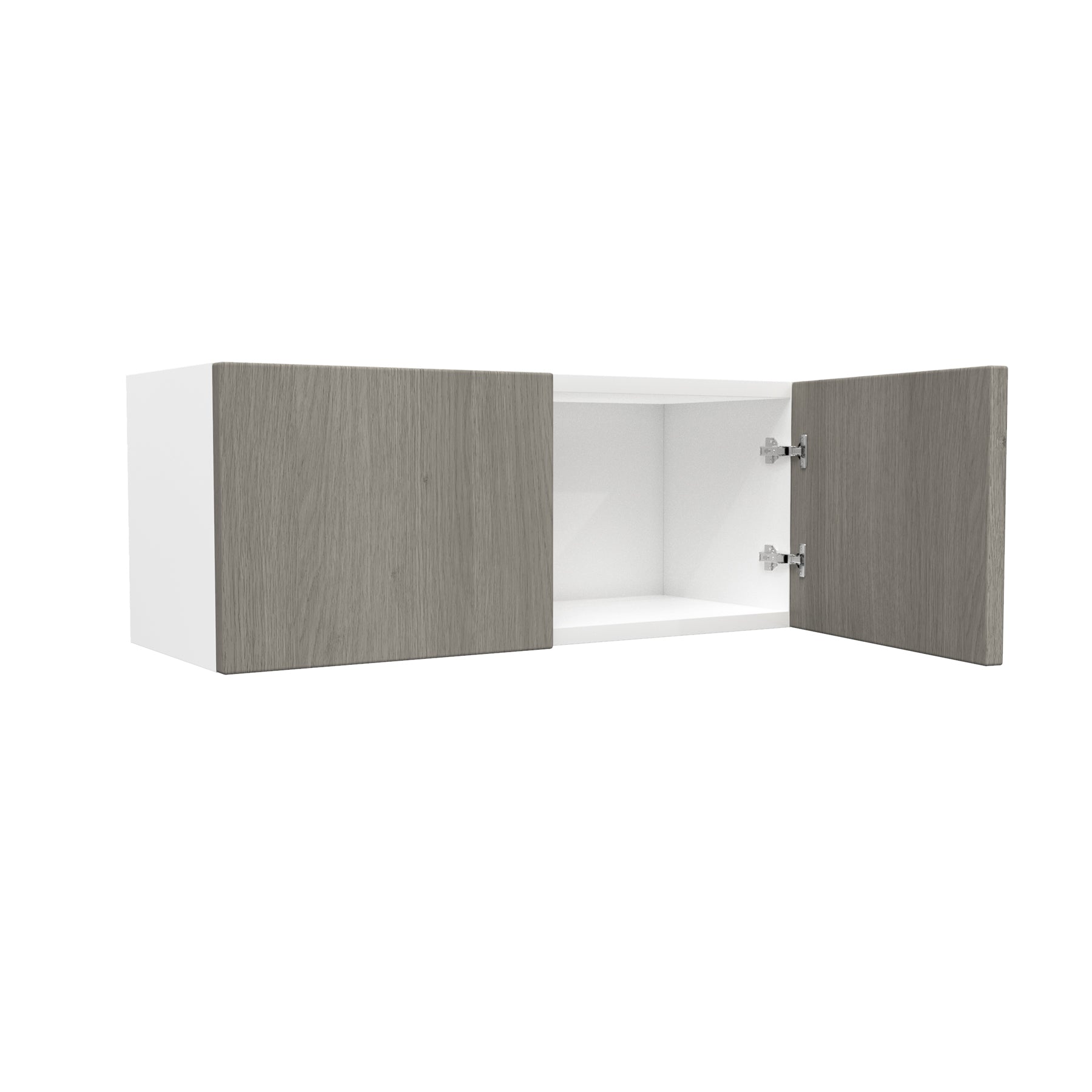 2 Door Wall Cabinet| Matrix Silver | 30W x 12H x 12D