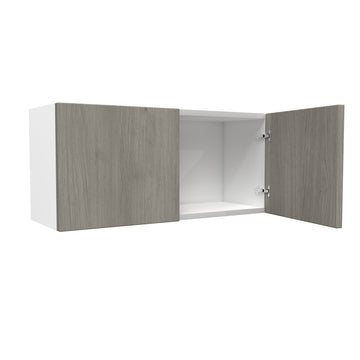 2 Door Wall Cabinet| Matrix Silver | 33W x 15H x 12D