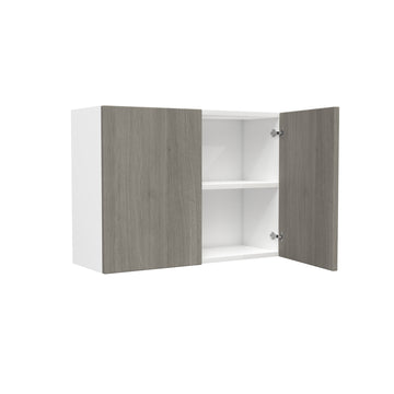 2 Door Wall Cabinet| Matrix Silver | 33W x 24H x 12D