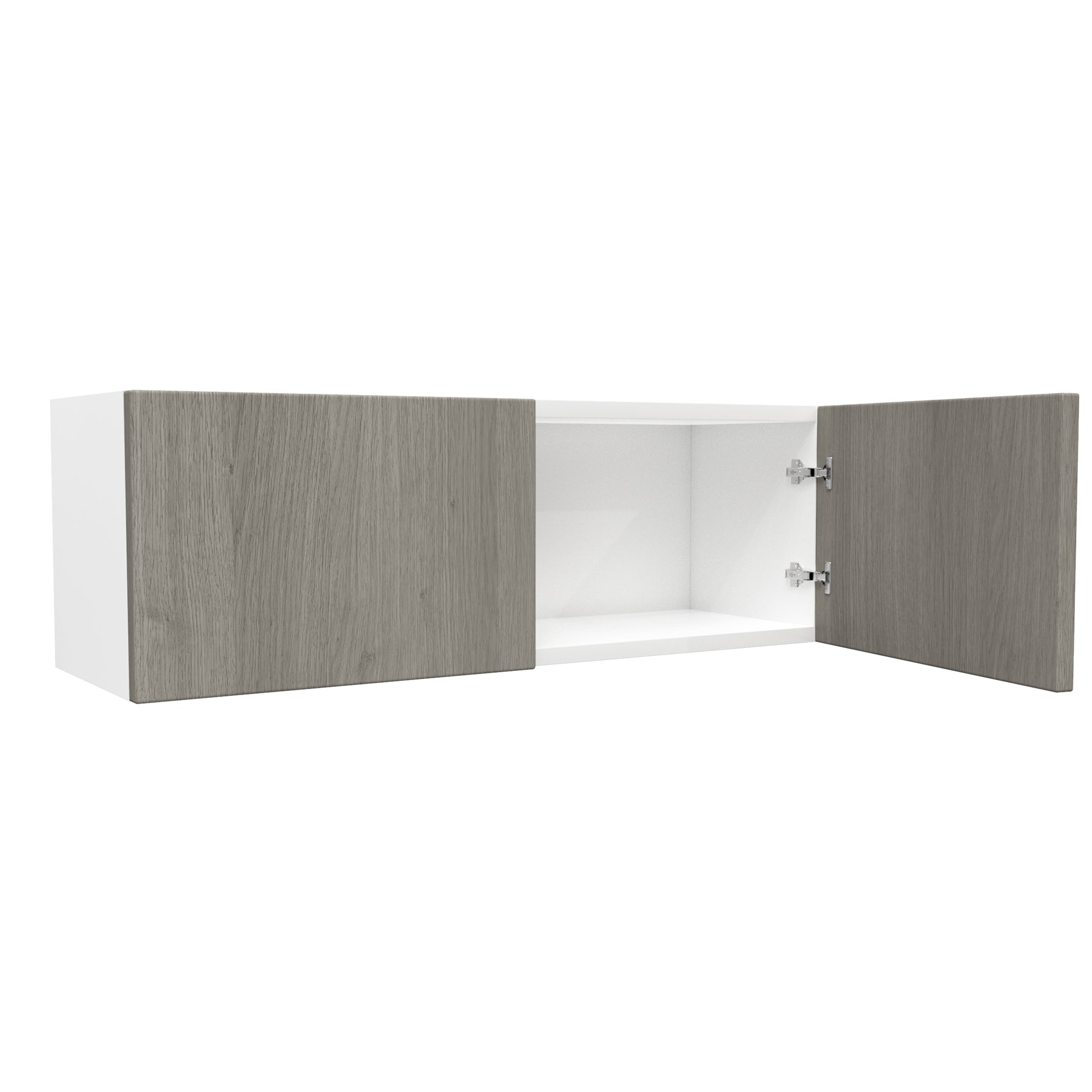2 Door Wall Cabinet| Matrix Silver | 36W x 12H x 12D